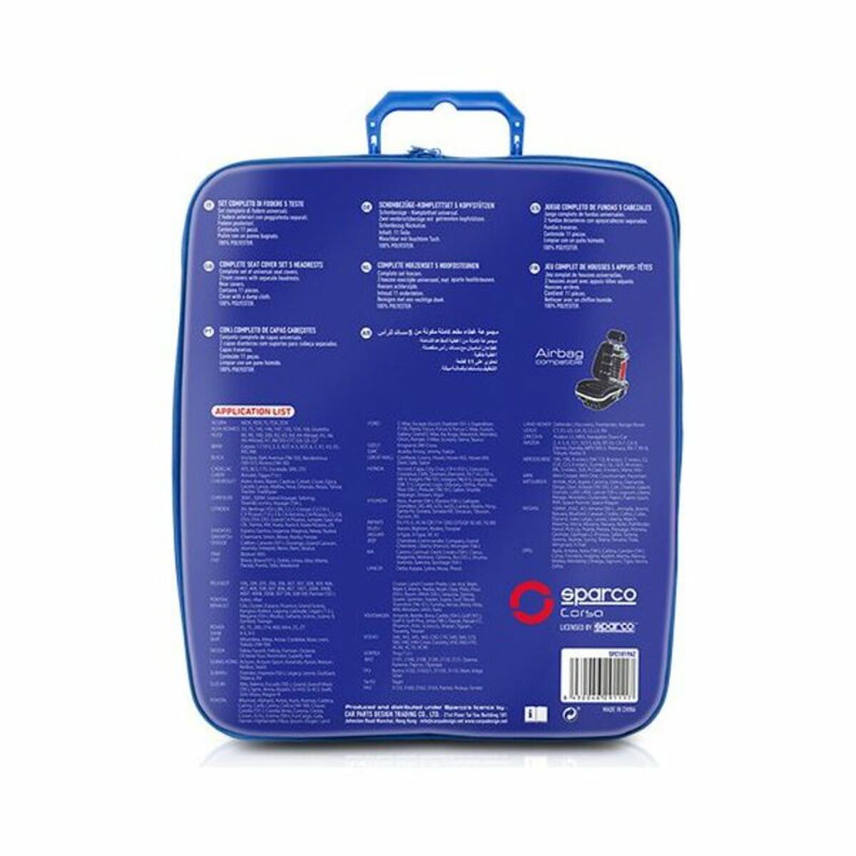 Set di Coprisedili Sparco S-Line Universale (11 pcs)